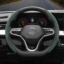 Capa de Volante Camurça Antiderrapante para Volkswagen – Grip Esportivo Segmentado Premium