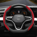 Capa de Volante Camurça Antiderrapante para Volkswagen – Grip Esportivo Segmentado Premium