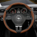 Capa de Volante Camurça Antiderrapante para Volkswagen – Grip Esportivo Segmentado Premium