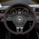 Capa de Volante Camurça Antiderrapante para Volkswagen – Grip Esportivo Segmentado Premium