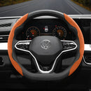 Capa de Volante Camurça Antiderrapante para Volkswagen – Grip Esportivo Segmentado Premium