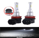 Lâmpada LED Automotiva H11/H8/H9 80W 30000LM – Farol e Neblina Super Brilho 3000K/6000K (Kit 2 Peças)