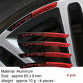 Adesivo 3D Alumínio Limited Edition para Rodas – Emblema Decorativo Aro Automotivo (Kit 4 Peças)