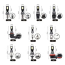 Lâmpada LED Automotiva H8/H11/H16 6000K Super Branca – Farol e Neblina Alta Potência (Kit 2 Peças)