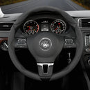 Capa de Volante Camurça Antiderrapante para Volkswagen – Grip Esportivo Segmentado Premium