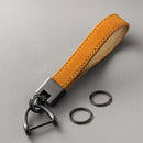 Chaveiro de Couro Legítimo para Carro em Couro Bovino – Acessório Premium Masculino e Feminino com Argola Metálica